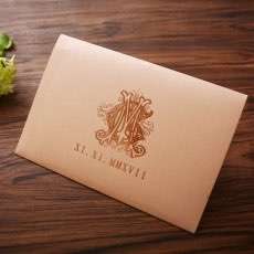 Transparent Acrylic Invitation Card Customized Foil Printing Wedding Card 